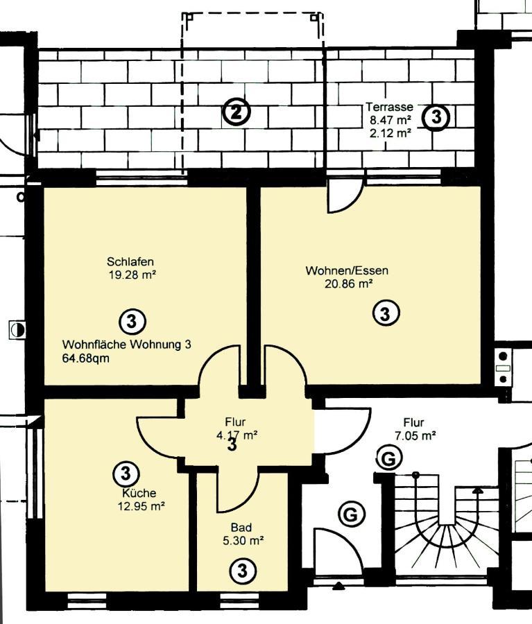 Ferienwohnung Mit Terrasse, Kostenloses Wlan, Parkplatz Bad Oeynhausen Kültér fotó